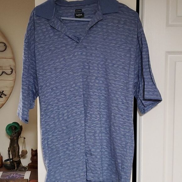 Men's three button polo golf shirt - Picture 1 of 4